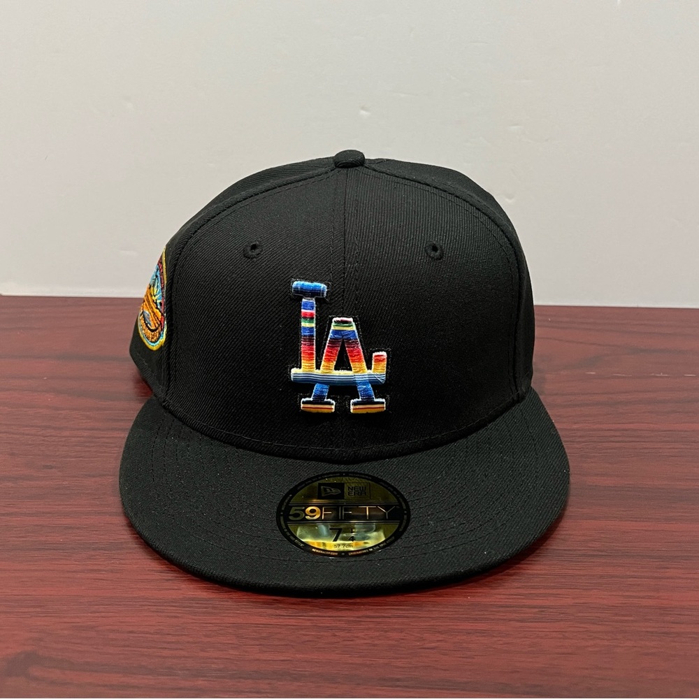 New Era, 59Fifty Fitted Hat, Los Angeles Dodgers, Woven Blanket
